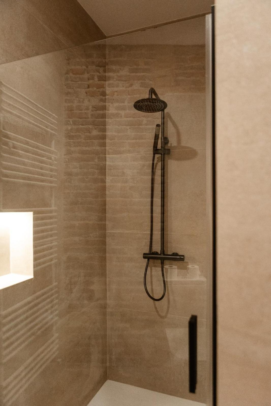 Albany Ancha Hotel León Eksteriør billede A shower rail